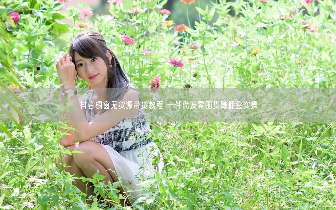 抖音橱窗无货源带货教程 一件代发零囤货赚佣金实操