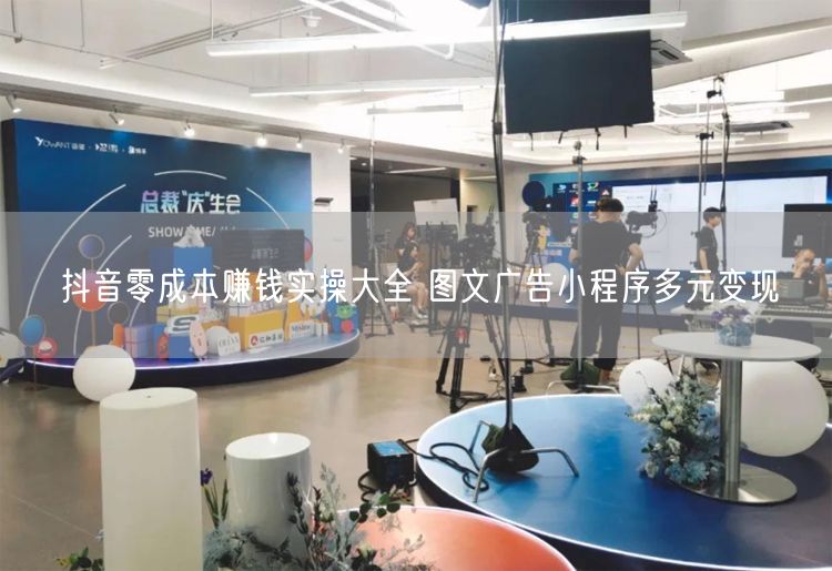 抖音零成本赚钱实操大全 图文广告小程序多元变现