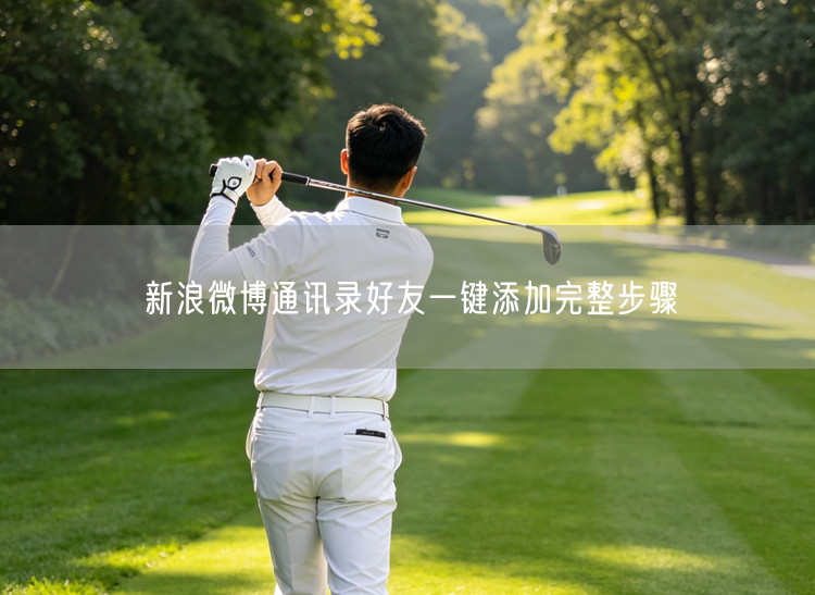 新浪微博通讯录好友一键添加完整步骤
