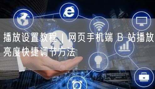 播放设置教程｜网页手机端 B 站播放亮度快捷调节方法