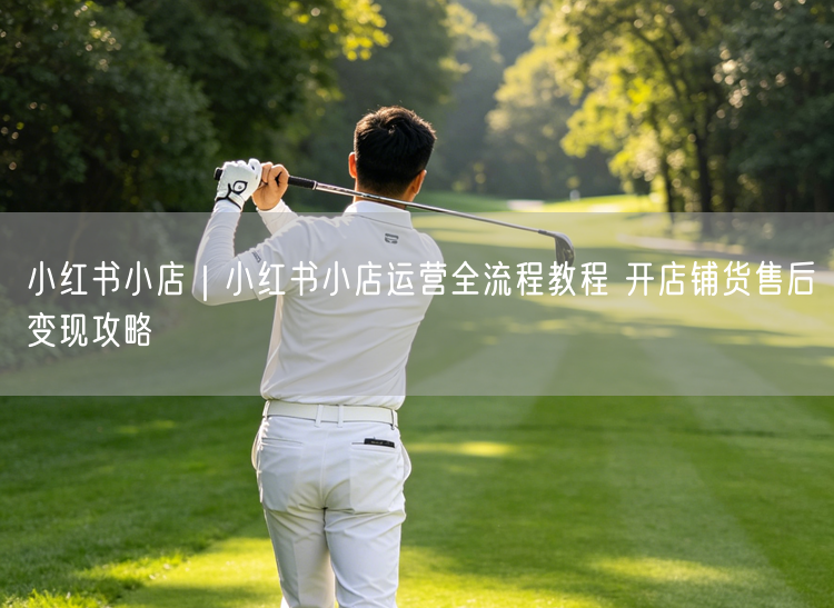 小红书小店|小红书小店运营全流程教程 开店铺货售后变现攻略