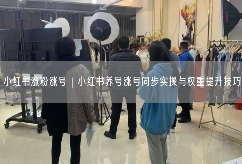 小红书涨粉涨号｜小红书养号涨号同步实操与权重提升技巧