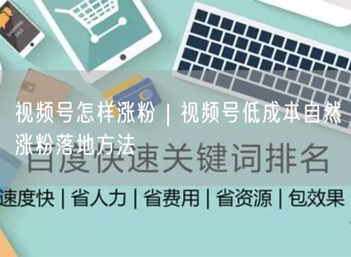 视频号怎样涨粉|视频号低成本自然涨粉落地方法